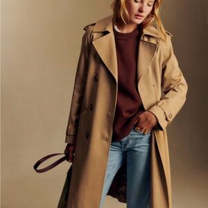 Tan Sezane Trench Coat